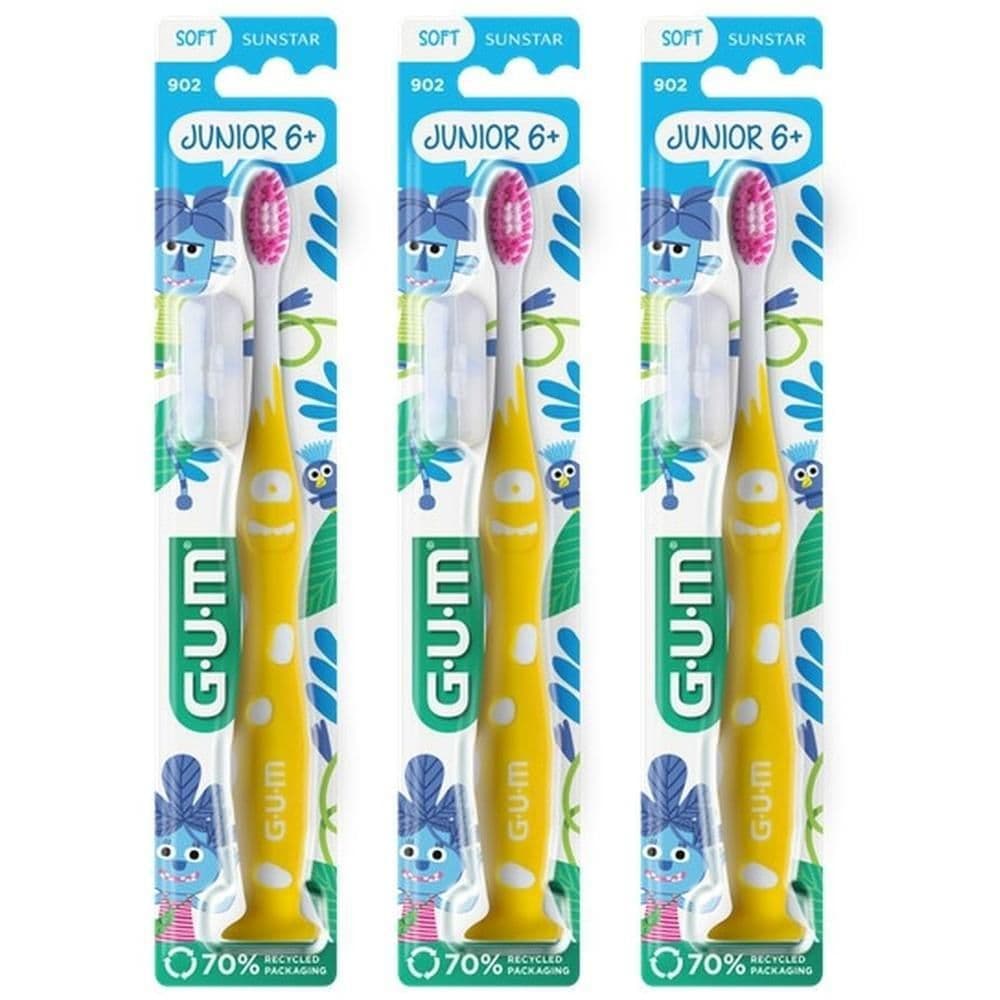 GUM Junior فرشاة أسنان ناعمة للأطفال من 7 إلى 9 سنوات 1 قطعة