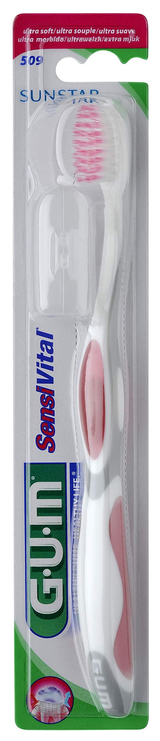 GUM SensiVital 509 فرشاة أسنان فائقة النعومة 1 pièce