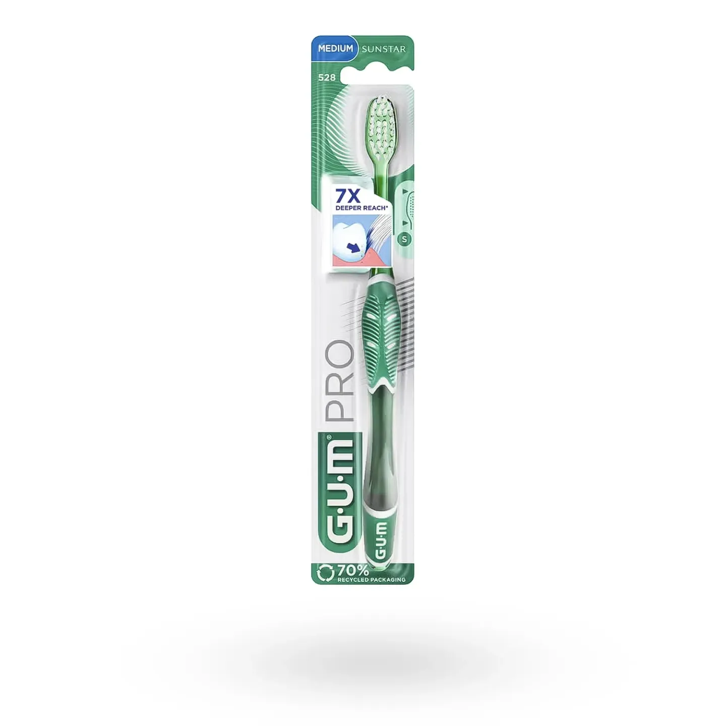 GUM Technique Pro Medium 528 فرشاة أسنان متوسطة لحماية اللثة 1 brosse