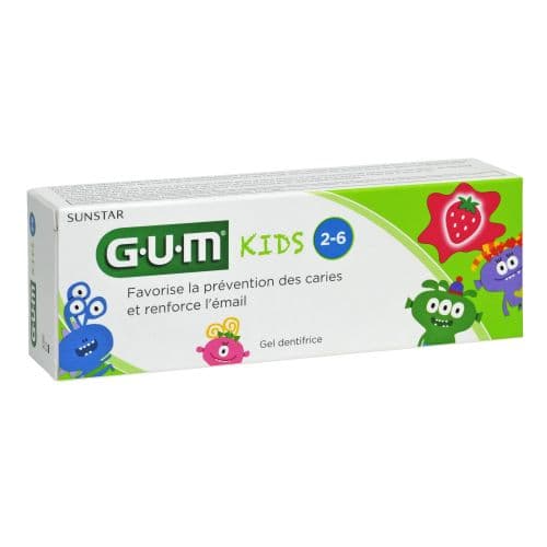 GUM Kids معجون أسنان للأطفال بنكهة الفراولة 2-6 سنوات 50ml
