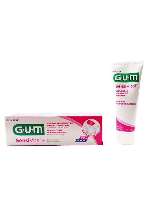 GUM SensiVital+ جل معجون أسنان لحساسية الأسنان 75ml