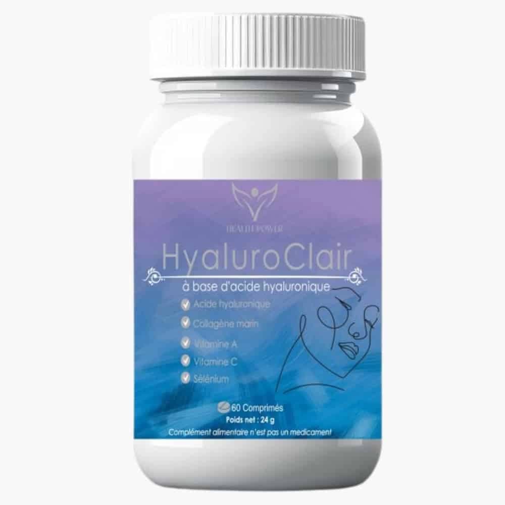 Health Power HyaluroClair مكمل غذائي لترطيب البشرة ومكافحة التجاعيد 60 Comprimés