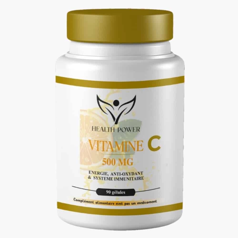 Health Power Vitamine C 500mg مكمل غذائي فيتامين سي للنشاط والمناعة 90 comprimés